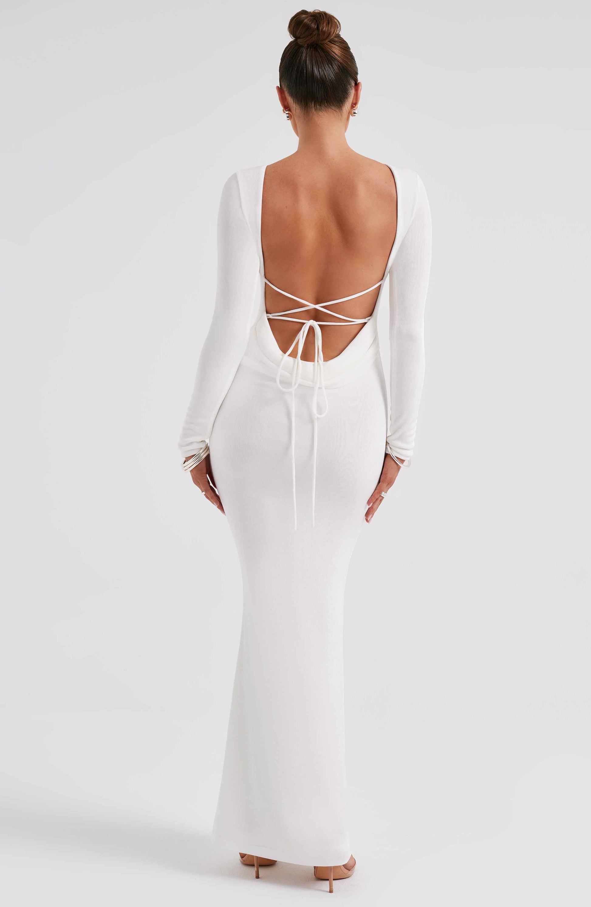 Anastassia Maxi Dress - Ivory - Dress - DINIBLO 