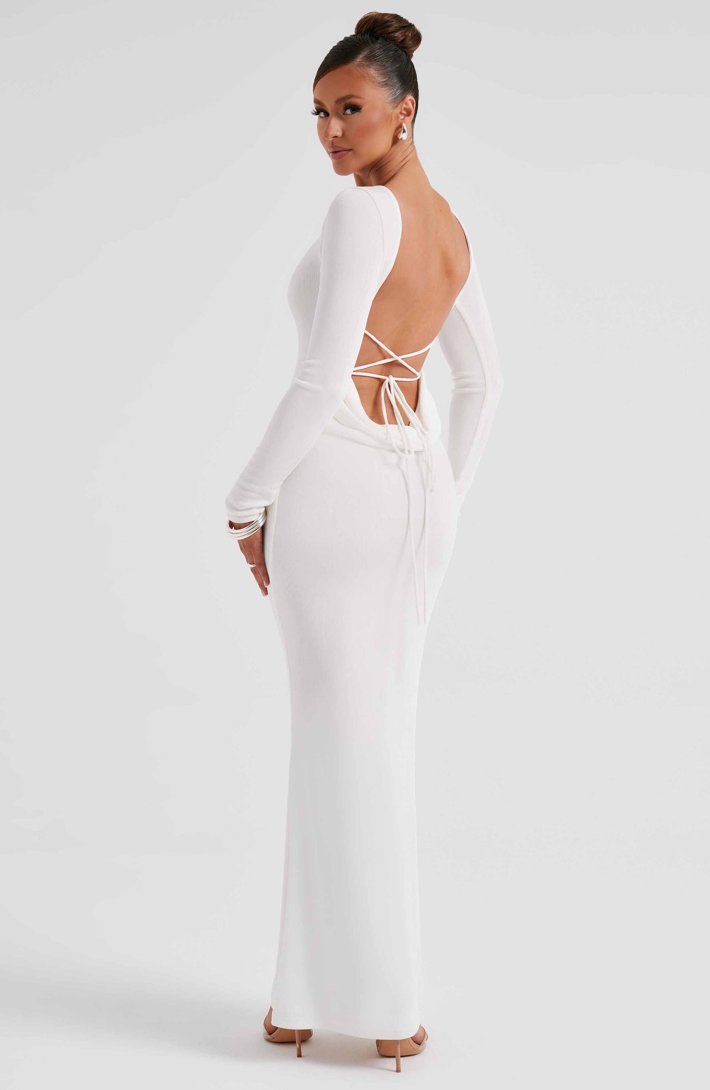 Anastassia Maxi Dress - Ivory - Dress - DINIBLO 