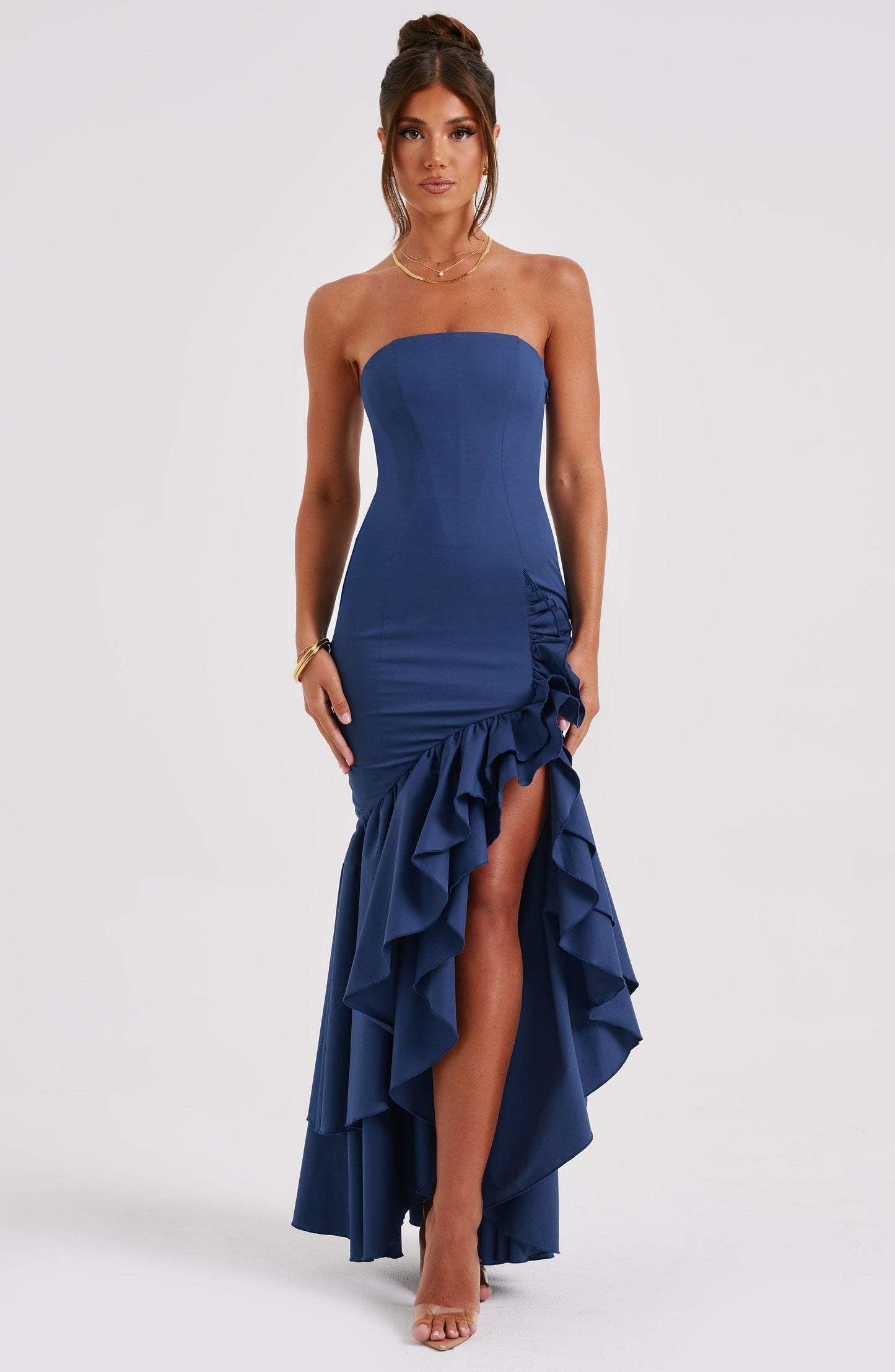 Angelina Maxi Dress - Navy - Dress - DINIBLO 