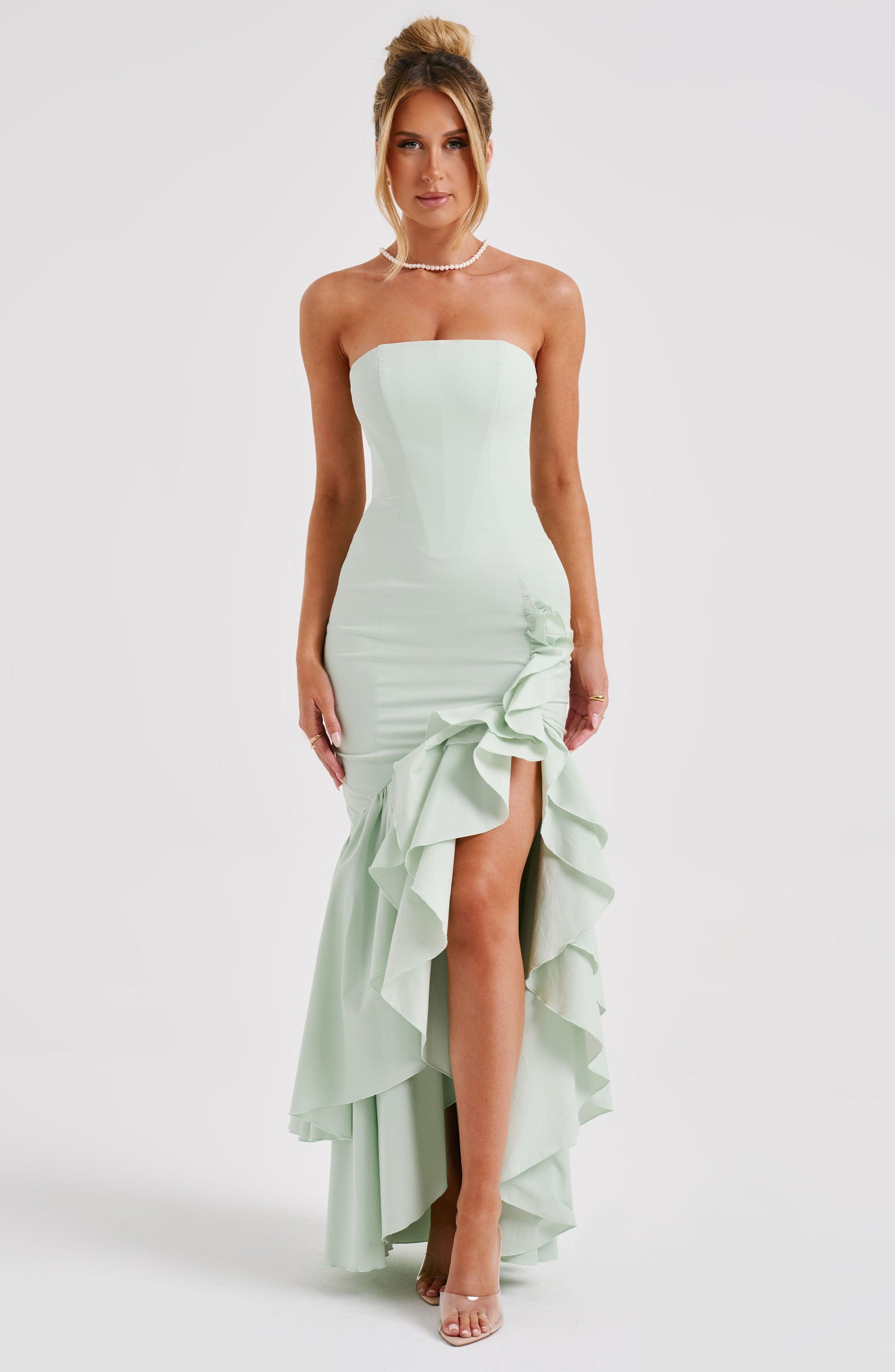 Angelina Maxi Dress - Sage - Dress - DINIBLO 