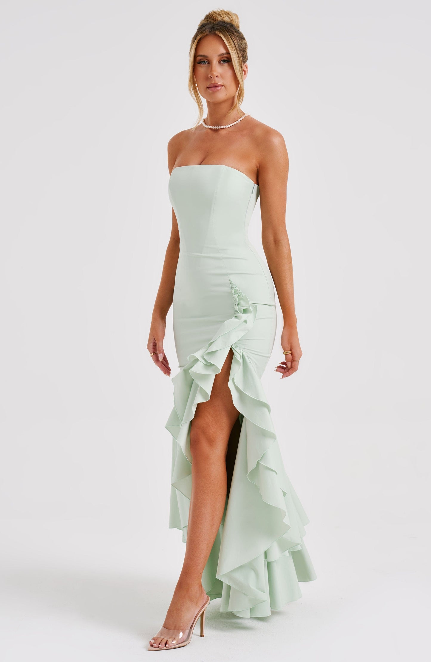 Angelina Maxi Dress - Sage - Dress - DINIBLO 