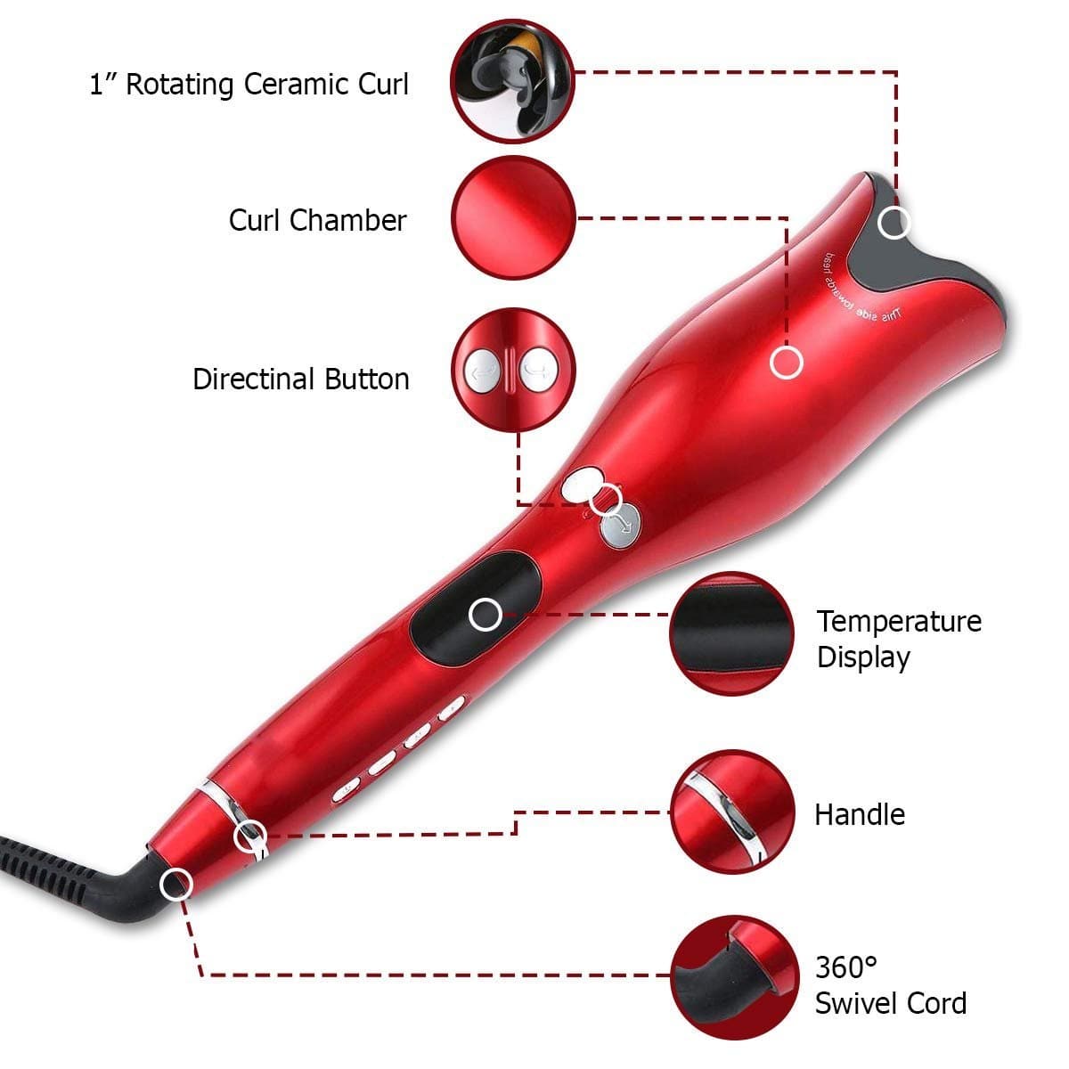 Auto-Curl™ Instant Curling Iron - Beauty And Personal Care - DINIBLO 