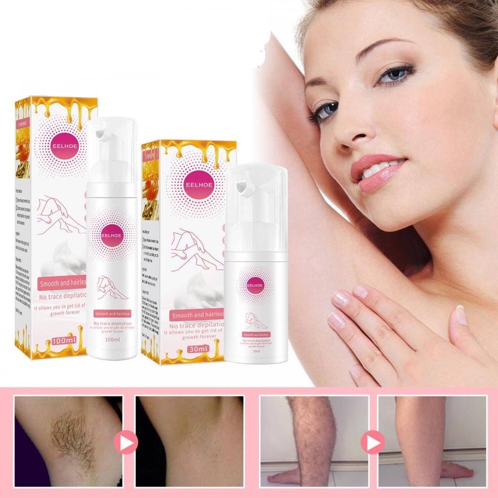 Beeswax Hair Removal Mousse - Painless Hair Removal Cream - Beauty And Personal Care - DINIBLO 