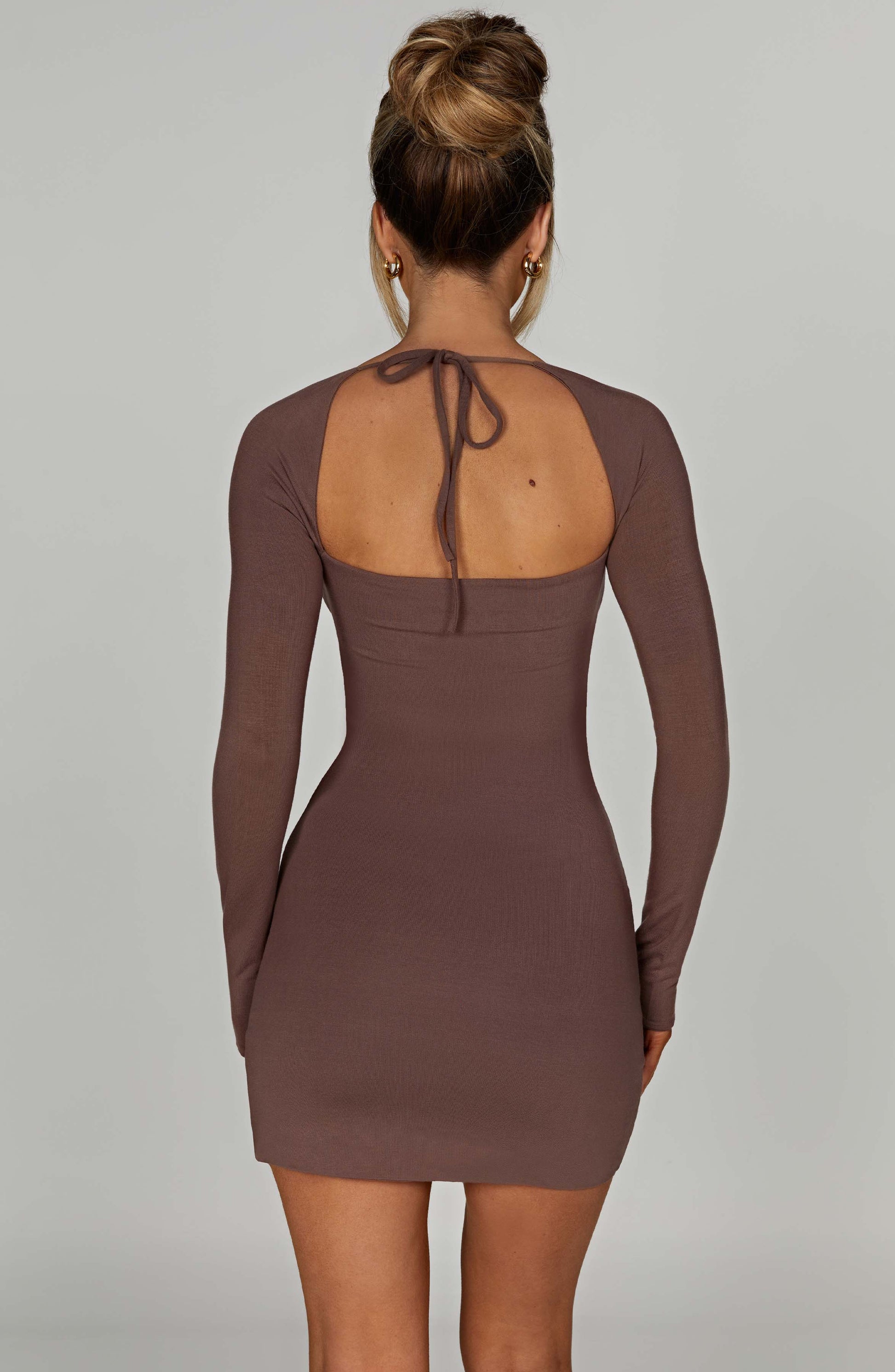 Brylee Mini Dress - Chocolate - Dress - DINIBLO 