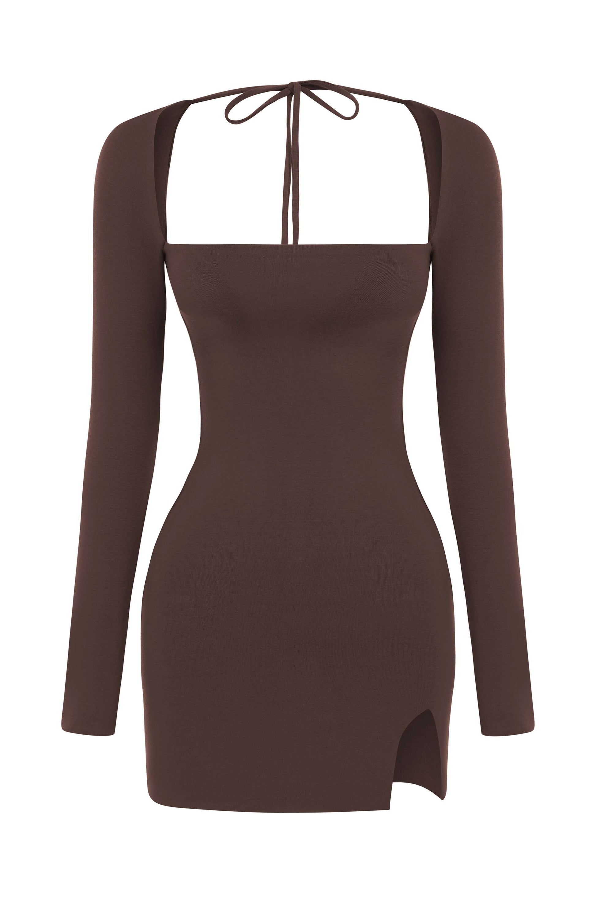 Brylee Mini Dress - Chocolate - Dress - DINIBLO 