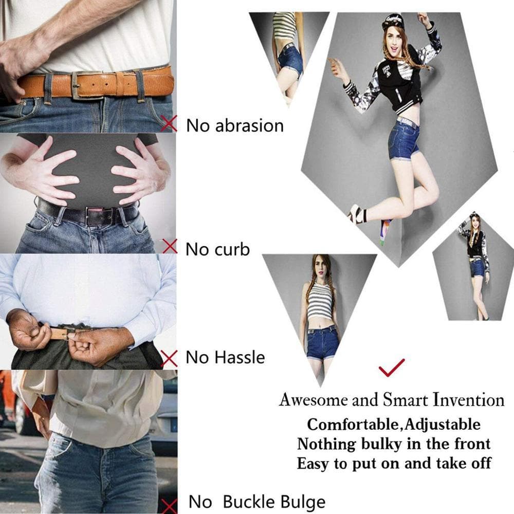 Buckle-Free Stretchable Belts for Women - Beauty And Personal Care - DINIBLO 