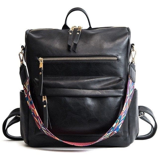 Multi Use Vegan Leather Tote Backpack -  - DINIBLO 