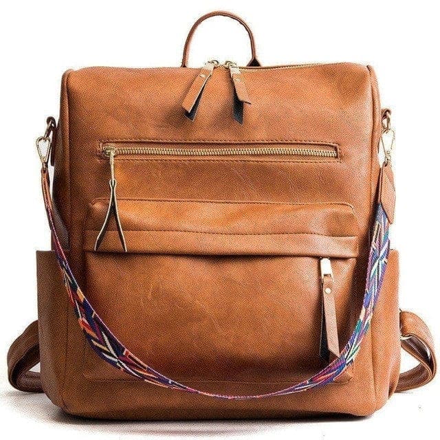 Multi Use Vegan Leather Tote Backpack -  - DINIBLO 