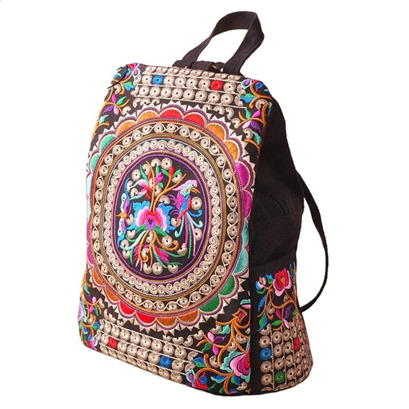 Tibet Mandala Embroidered Backpack -  - DINIBLO 