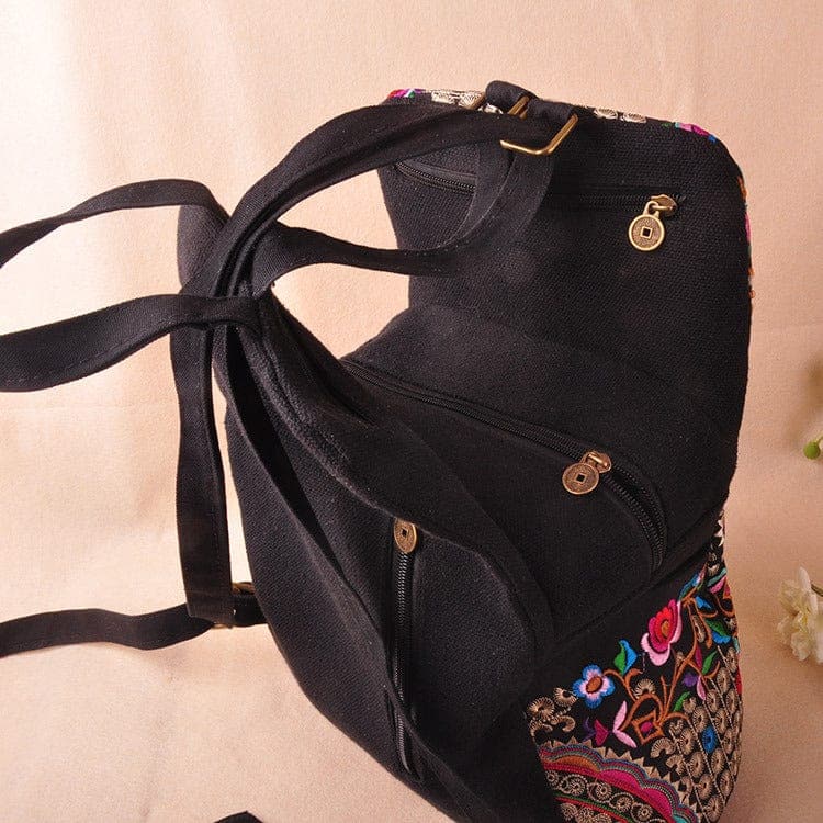 Tibet Mandala Embroidered Backpack -  - DINIBLO 