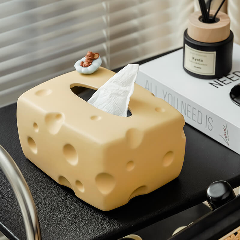 Cheese Tissue Storage Box - Tissue Box - DINIBLO 