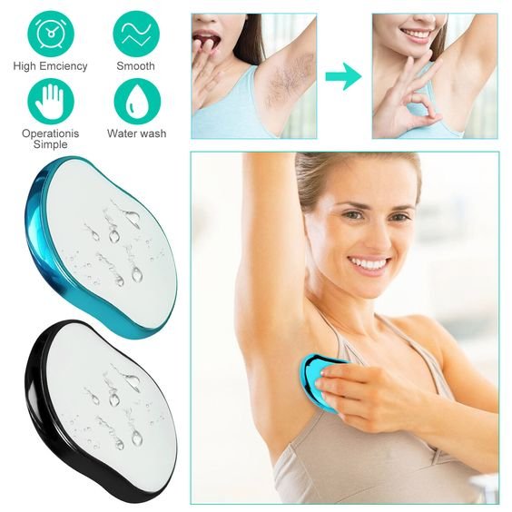 Crystal Hair Eraser - New Painless Physical Hair Removal Epilators Crystal Hair Eraser for Women and Men - Beauty And Personal Care - DINIBLO 