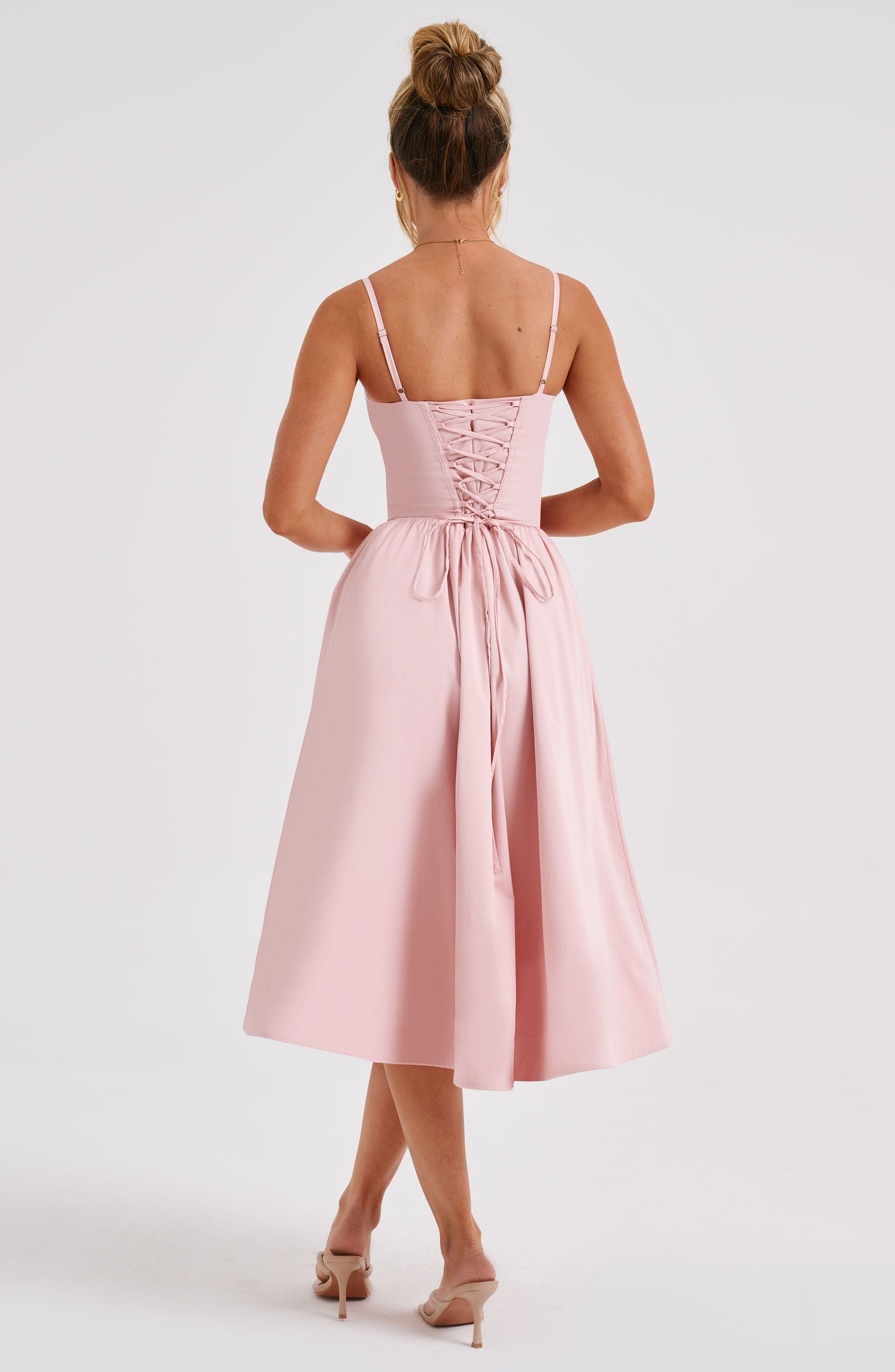 Daisey Midi Dress - Blush - Dress - DINIBLO 