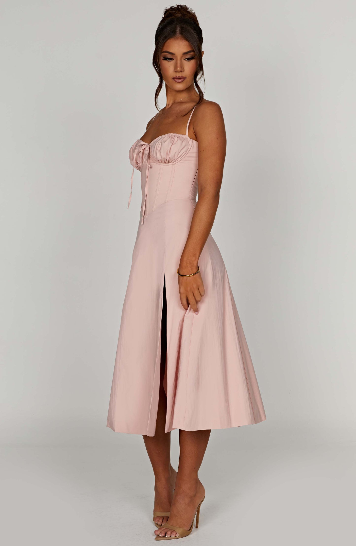 Deanna Midi Dress - Blush - Dress - DINIBLO 