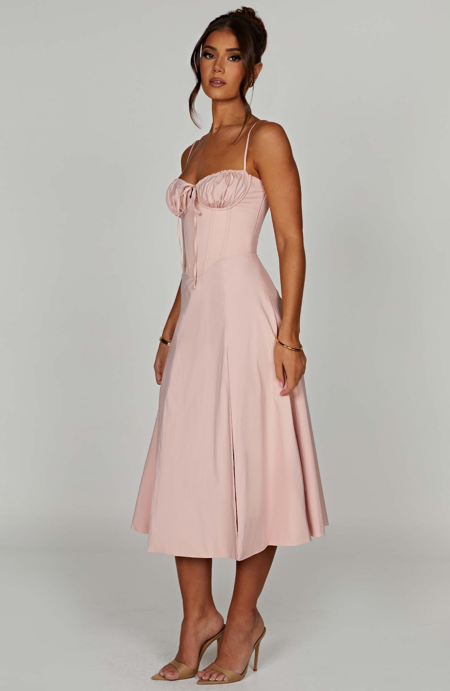 Deanna Midi Dress - Blush - Dress - DINIBLO 