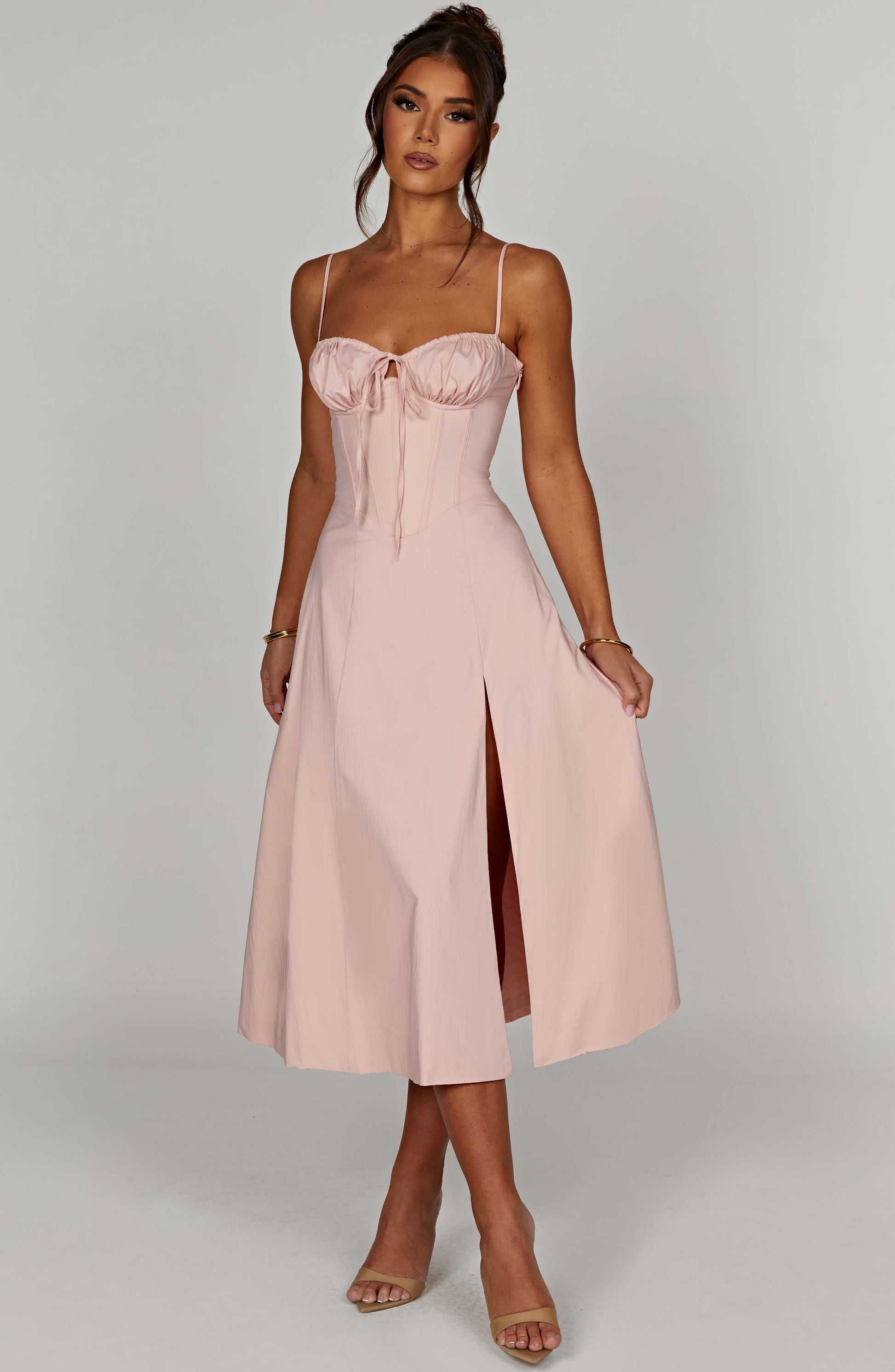 Deanna Midi Dress - Blush - Dress - DINIBLO 