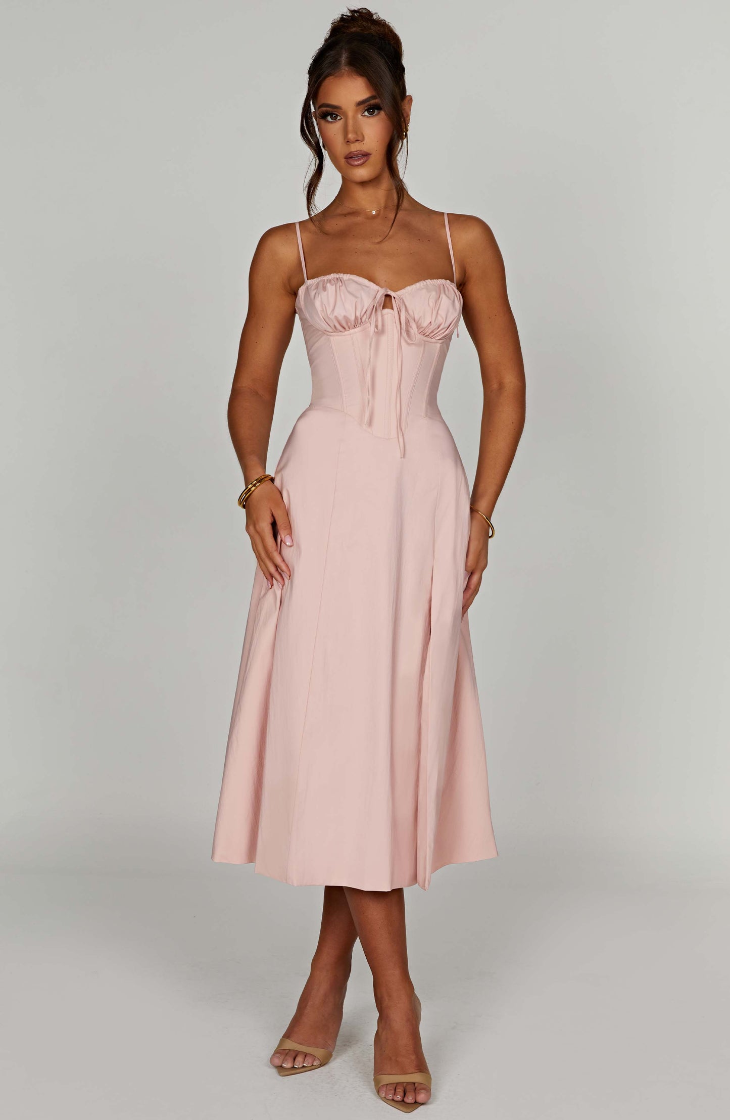 Deanna Midi Dress - Blush - Dress - DINIBLO 