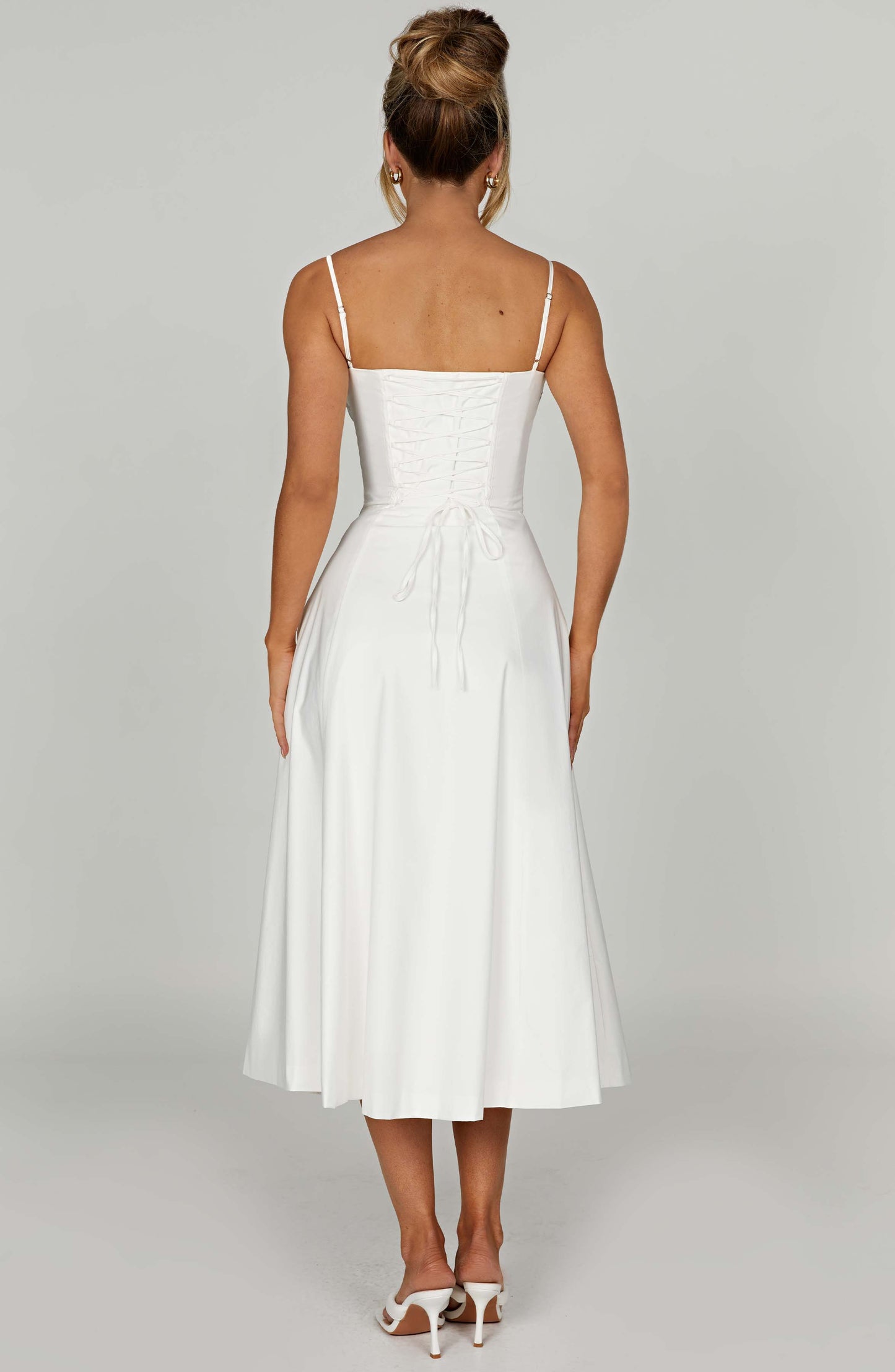 Deanna Midi Dress - Ivory - Dress - DINIBLO 