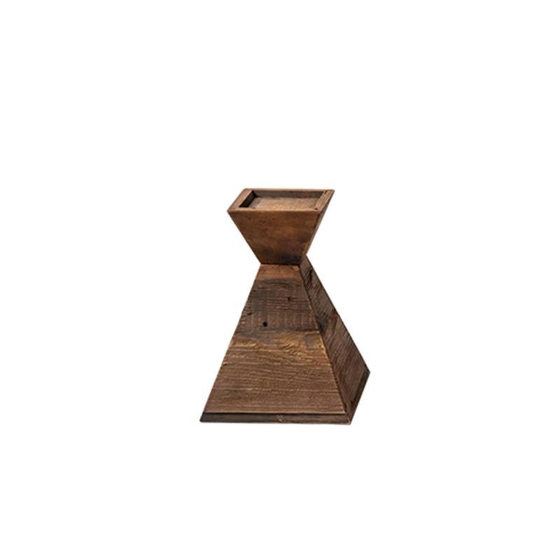 Brown Wood Candle Holder for Living Room Dining Room - Home Decor > Candle holders & Lanterns > Candles & Candle holders - DINIBLO 