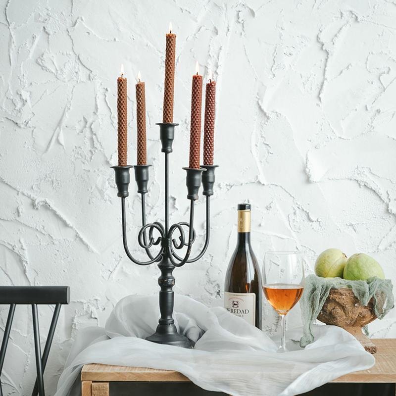 Antique-Style Candle Holder for 5 Candles - Home Decor > Candle holders & Lanterns > Candles & Candle holders - DINIBLO 