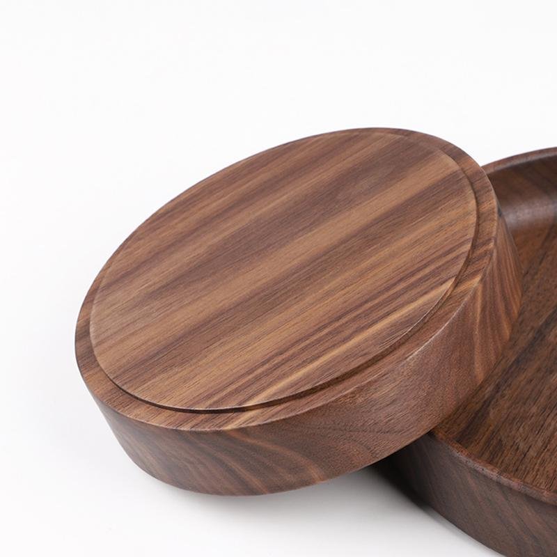 Rustic Black Walnut Serving Trays Bowls Plates - Organization > Storage Containers > Storage Baskets & Bins & Boxes - DINIBLO 