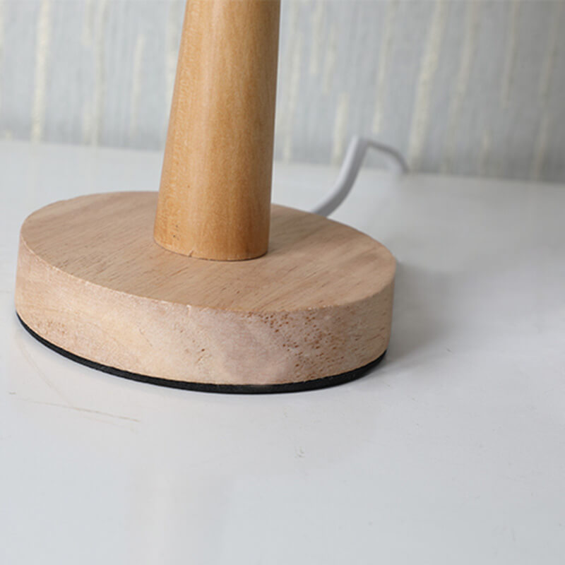 Simple Raw Wood Table Lamp - Table Lamp - DINIBLO 