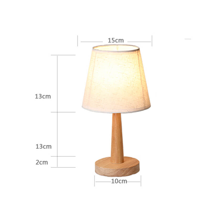 Simple Raw Wood Table Lamp - Table Lamp - DINIBLO 