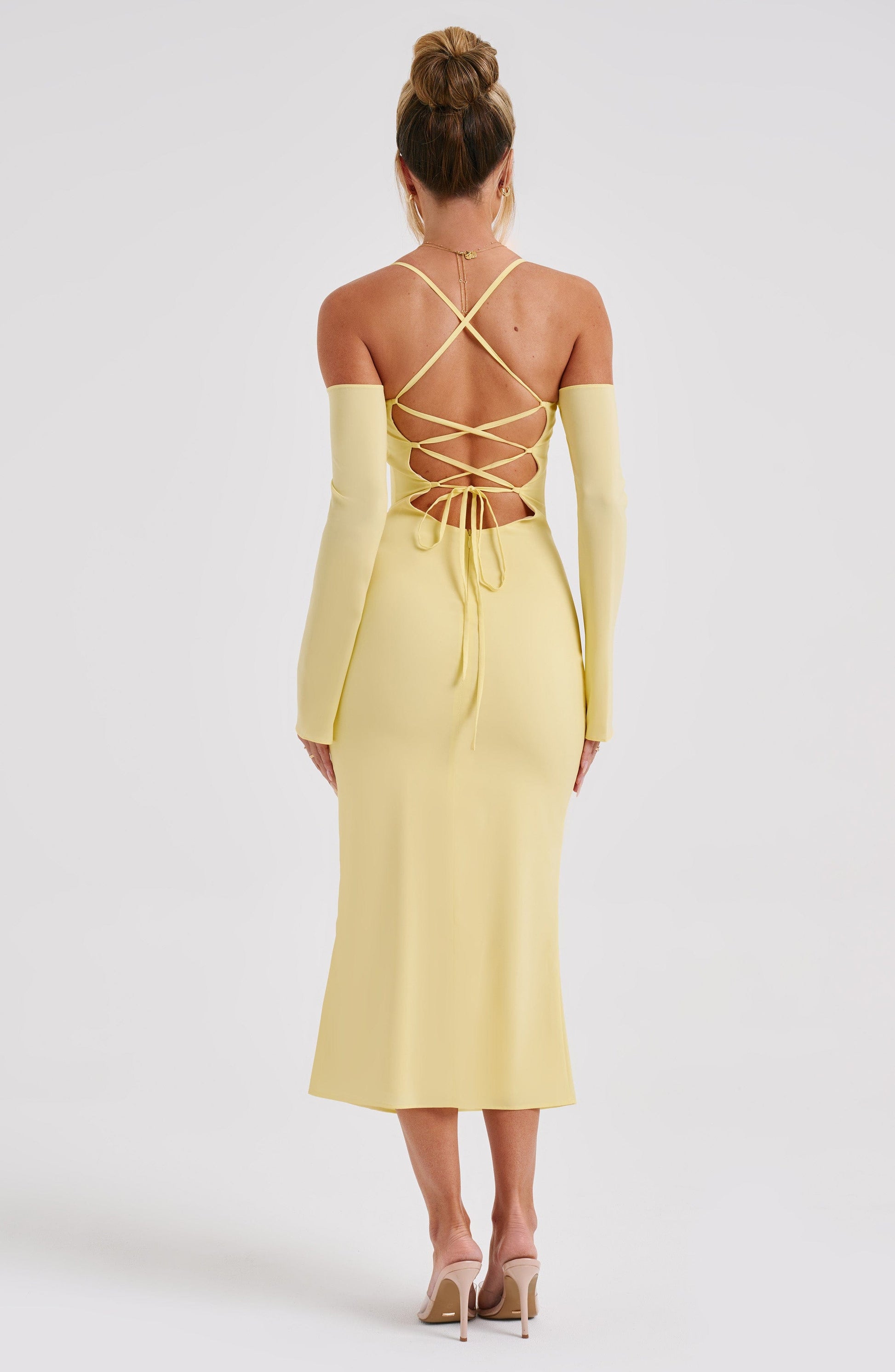 Dulce Midi Dress - Lemon - Dress - DINIBLO 