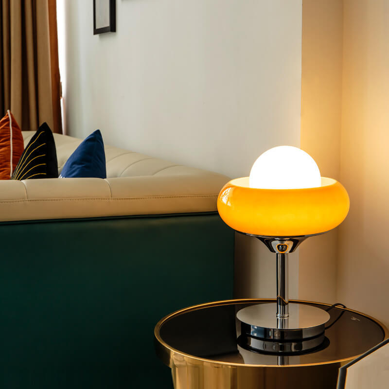 Egg Tart Glass Table Lamps - Table Lamp - DINIBLO 