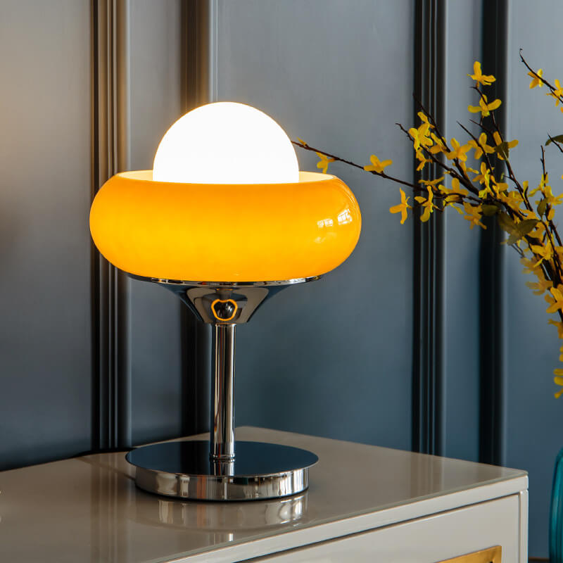 Egg Tart Glass Table Lamps - Table Lamp - DINIBLO 