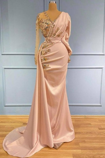 Evening Dresses Long With Sleeves Prom dresses in glitter - Prom Dresses - DINIBLO 