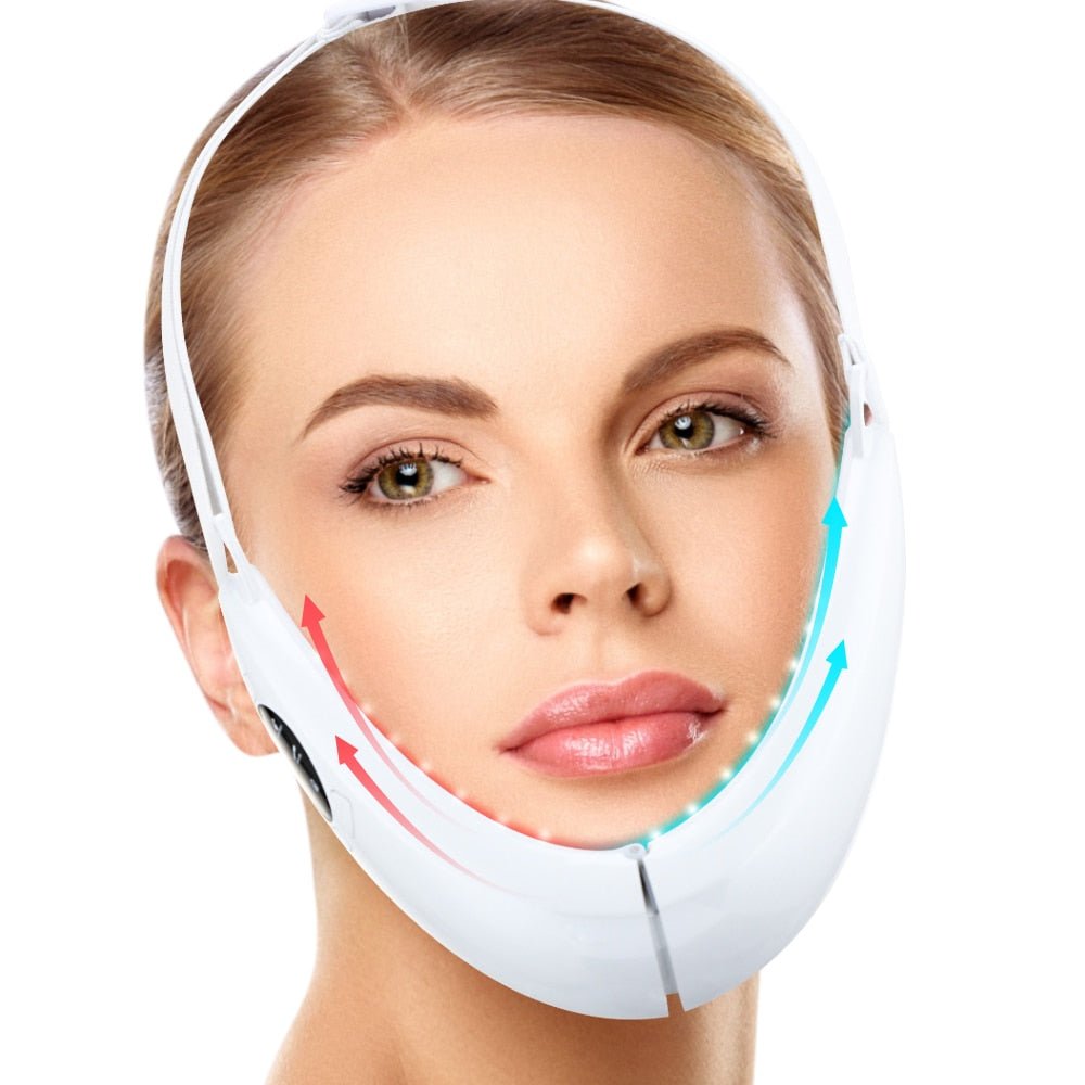 Facial Lifting EMS Massage Device with LED Photon Therapy Face Slimming Vibration Massage - Slimming Devices - DINIBLO 