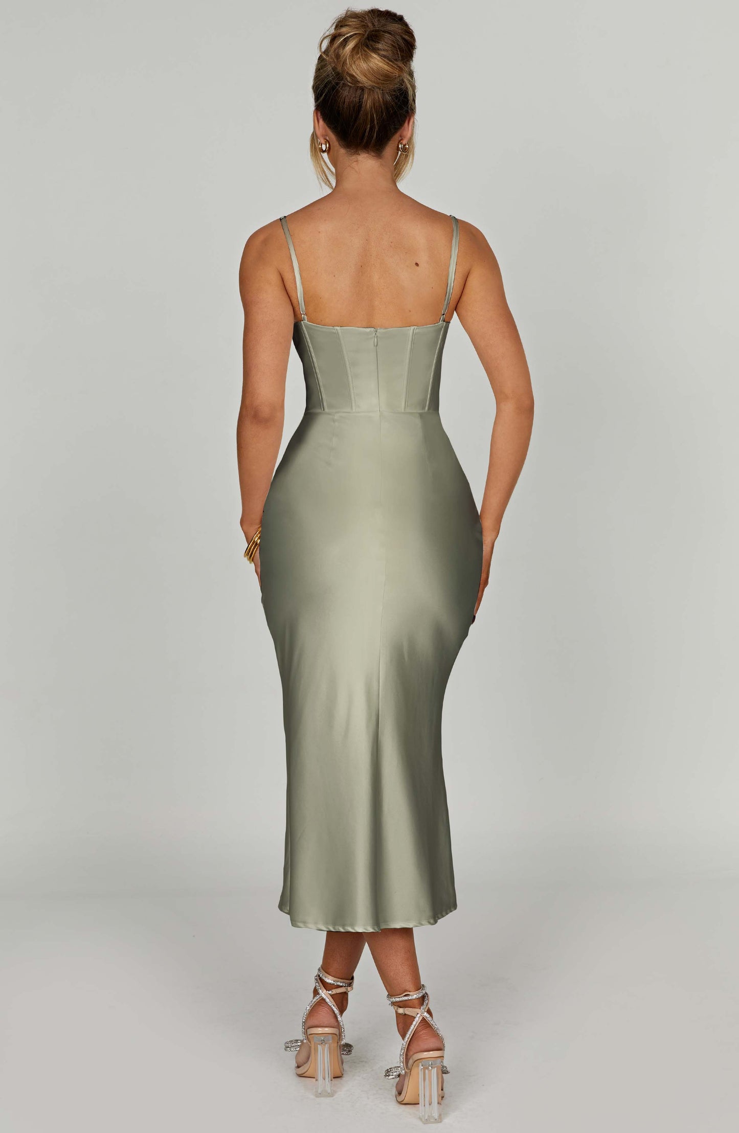 Farrah Midi Dress - Sage - Dress - DINIBLO 