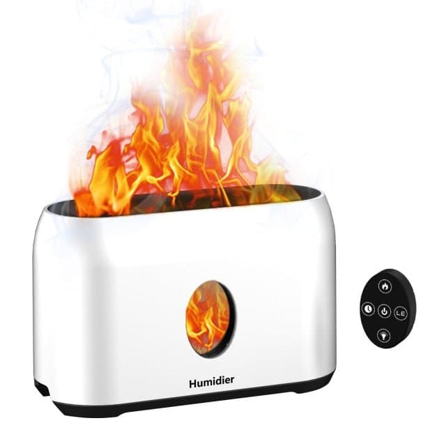 Flame Mist Humidifier with Remote Control (200ml) - Beauty And Personal Care - DINIBLO 