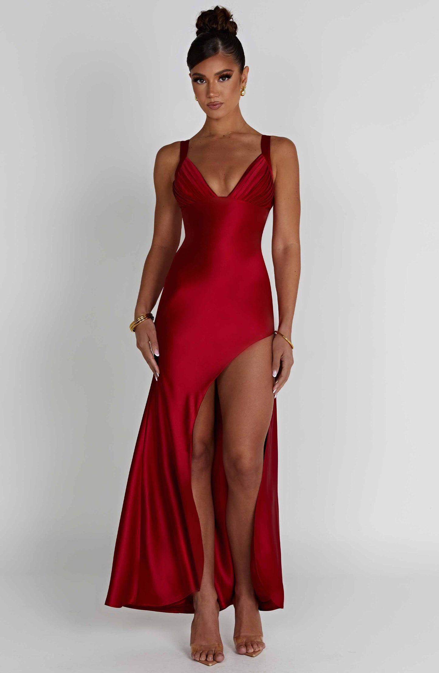 Hayley Maxi Dress - Red - Dress - DINIBLO 