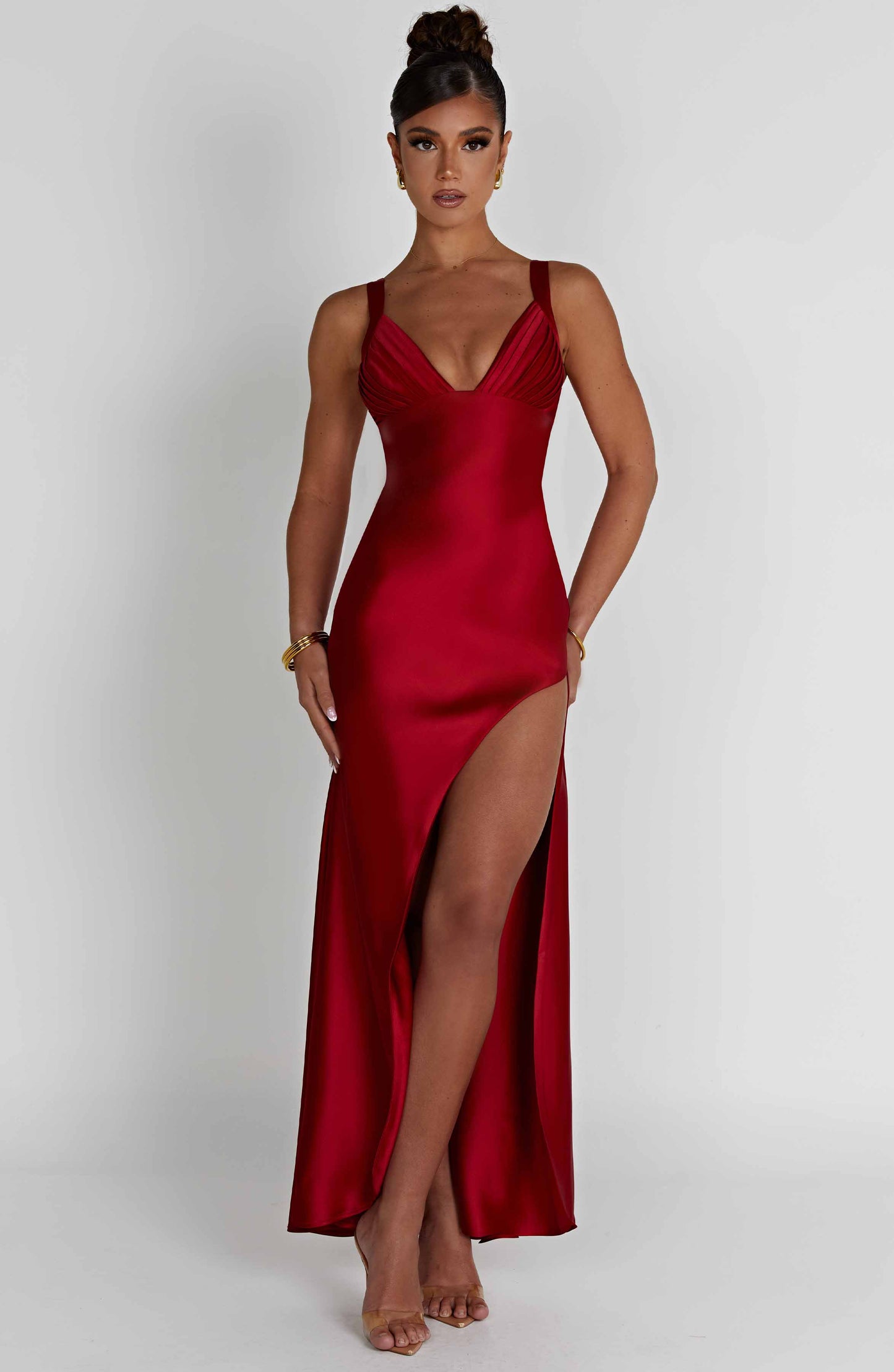 Hayley Maxi Dress - Red - Dress - DINIBLO 