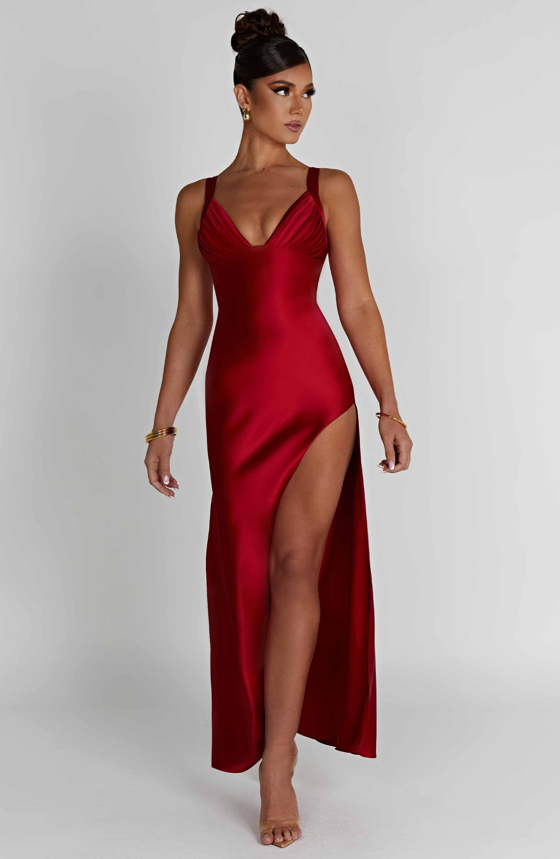 Hayley Maxi Dress - Red - Dress - DINIBLO 