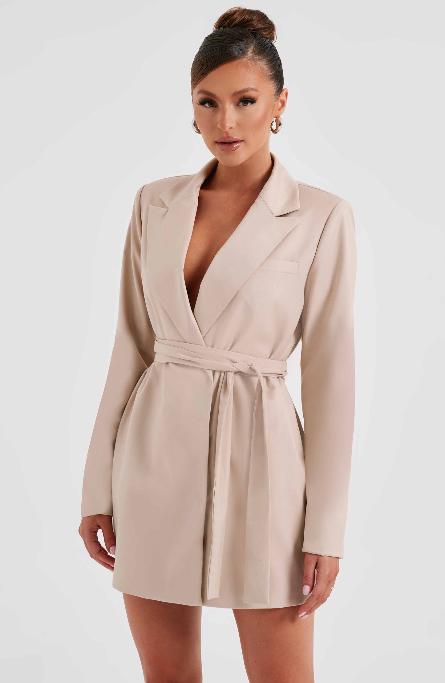 Heather Suit Dress - Beige - Dress - DINIBLO 