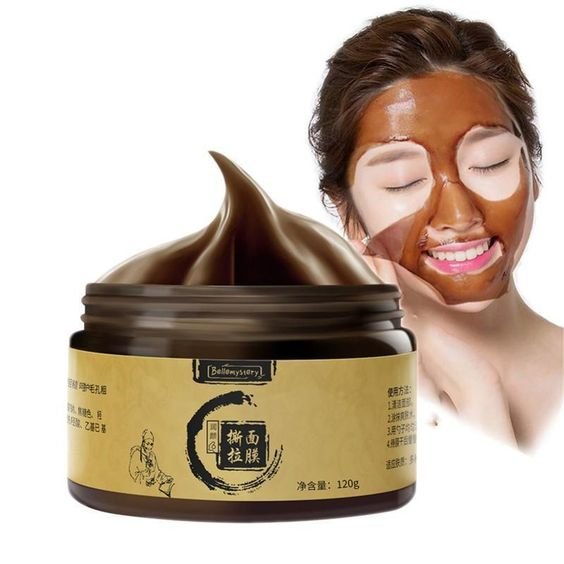 Herbal Beauty Peel-Off Mask - Transitional Herbal Ginseng Black Head Peel Off Mask - Beauty Mask - DINIBLO 