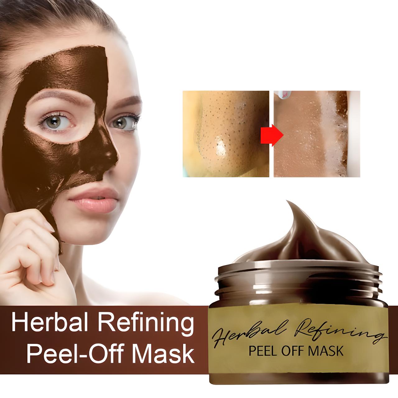 Herbal Pro Refining Peel Off Mask - Remove Blackhead Mask Oil and Peel Off Dead Skin - Beauty Mask - DINIBLO 