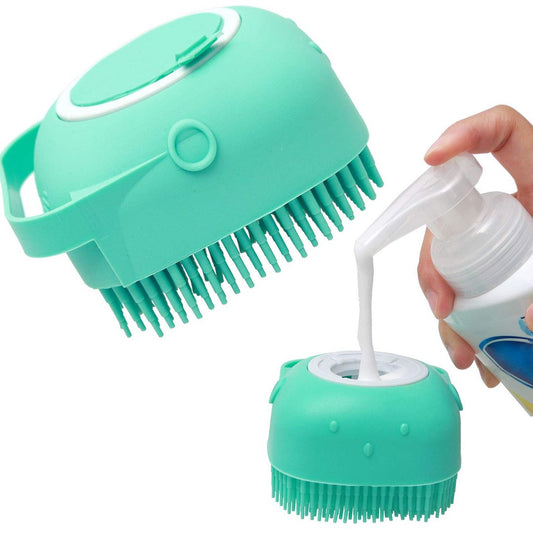 Pet Shampoo Dispenser Massage Brush - Pet Combs & Brushes - DINIBLO 