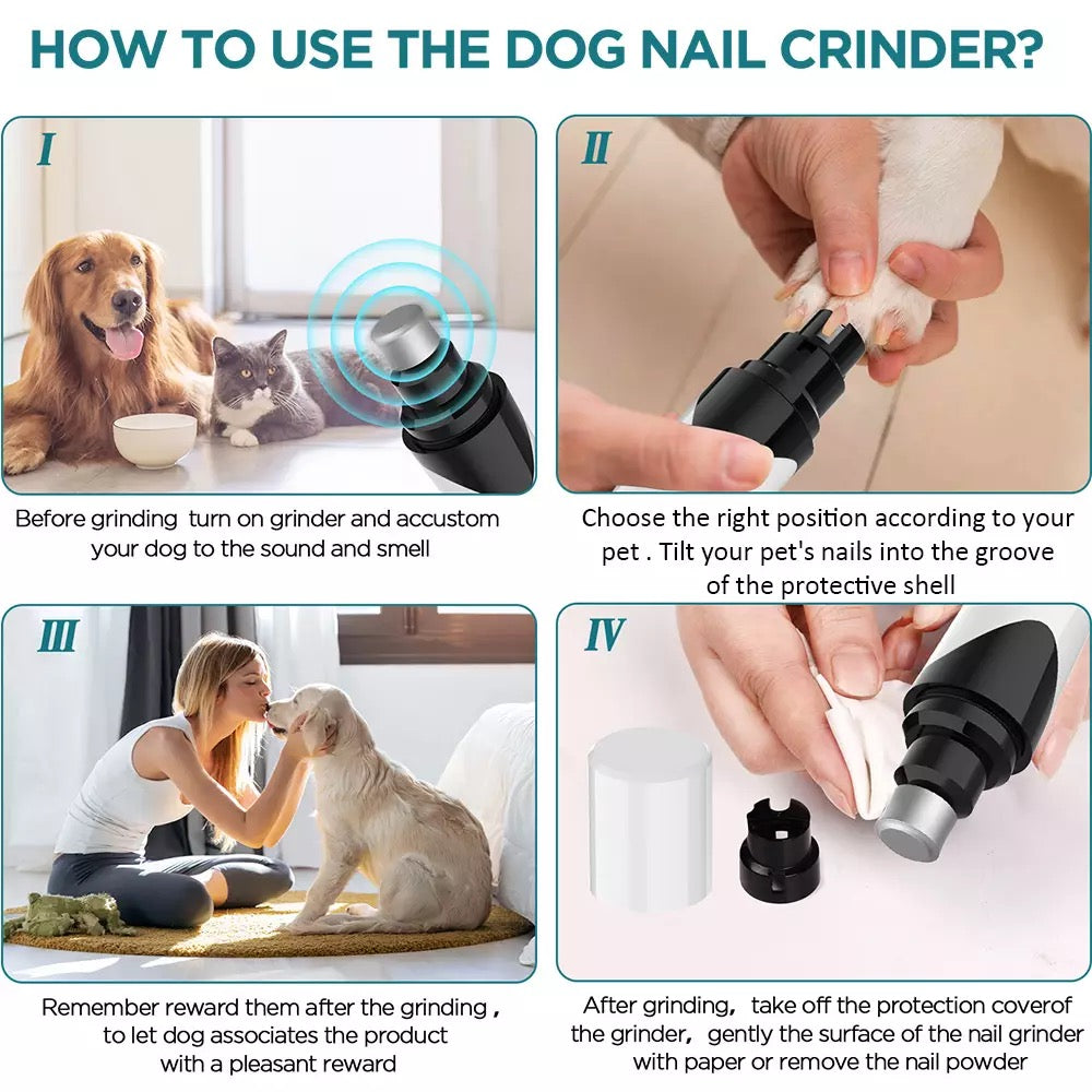 Painless Pet Nail Grinder - Pet Nail Polish - DINIBLO 