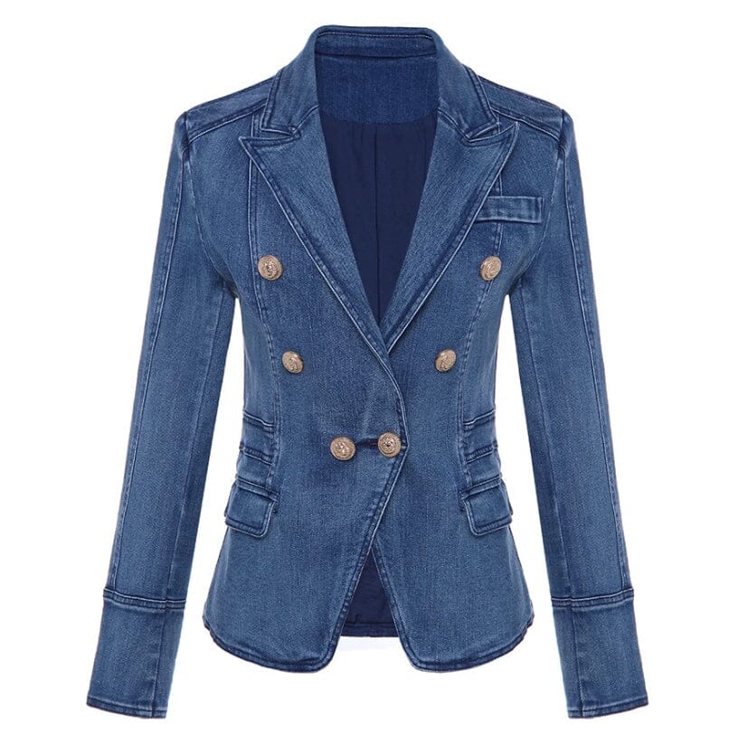 The Harley Slim Fit Denim Blazer -  - DINIBLO 