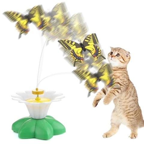 Cat Toy Rotating Butterfly Bird Bee Toys - Cat Toys - DINIBLO 