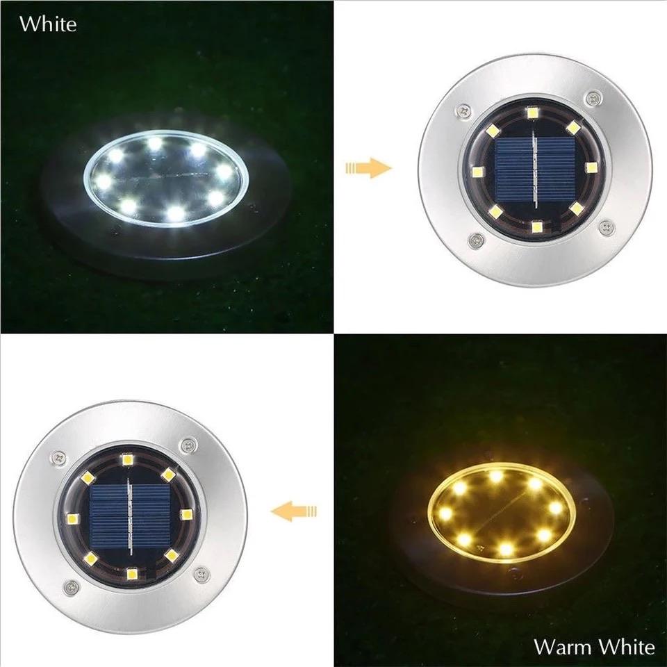 Solar LED Inground Disk Lights - Tennis Balls - DINIBLO 