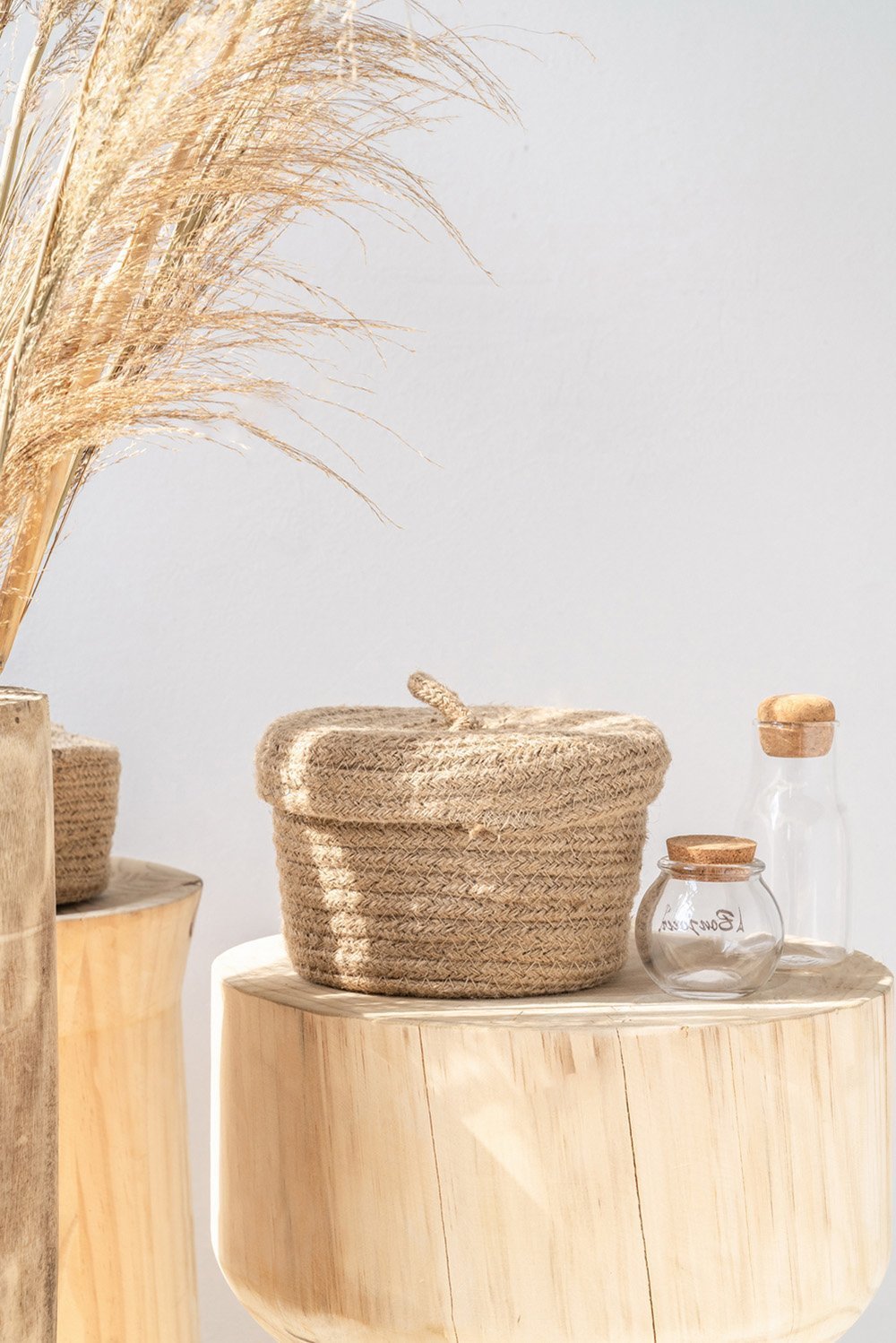 Wicker Table Basket Organizer - Organization > Storage Containers > Storage Baskets & Bins & Boxes - DINIBLO 