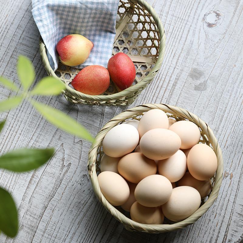 Rustic Sun-Seeking Round Bamboo Basket - Organization > Storage Containers > Storage Baskets & Bins & Boxes - DINIBLO 