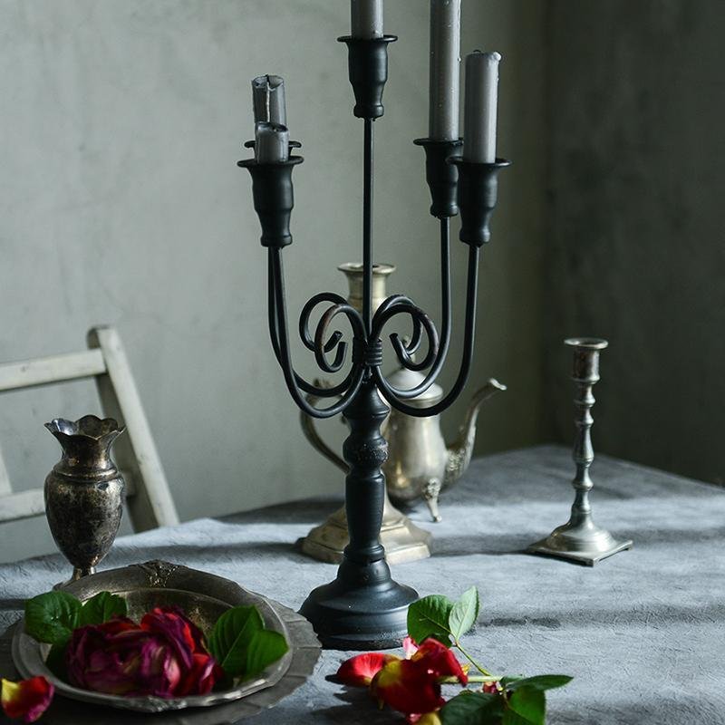 Antique-Style Candle Holder for 5 Candles - Home Decor > Candle holders & Lanterns > Candles & Candle holders - DINIBLO 