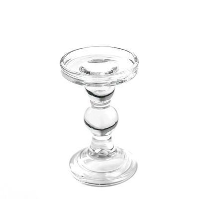 Clear Glass Candle Holder Elegant Pillar Taper Candlesticks Set of 3 - Home Decor > Candle holders & Lanterns > Candles & Candle holders - DINIBLO 