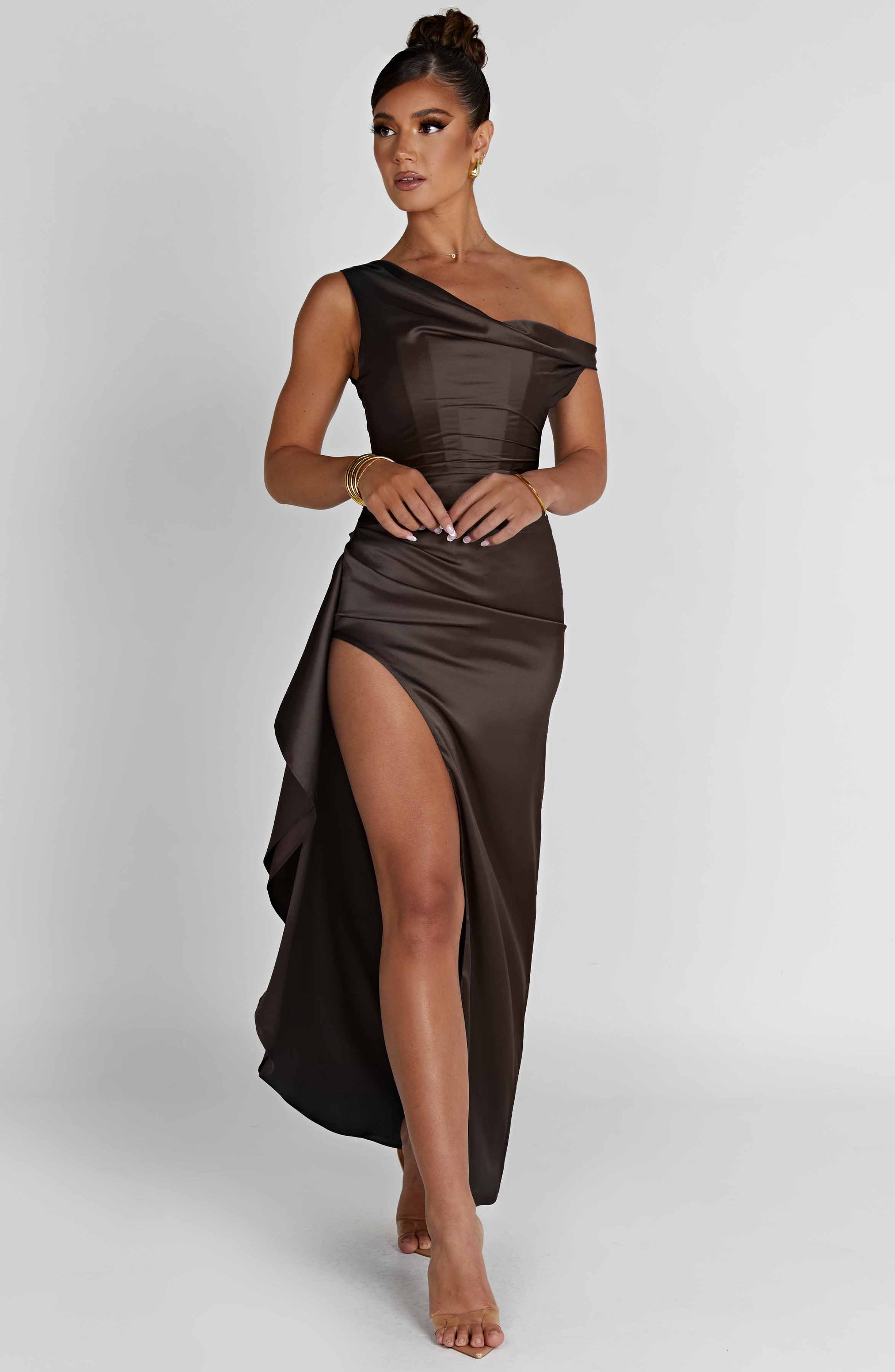 Juliene Maxi Dress - Charcoal - Dress - DINIBLO 